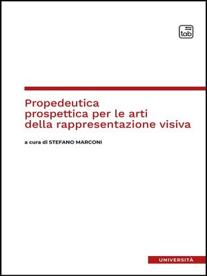 cover image of Propedeutica prospettica per le arti della rappresentazione visiva